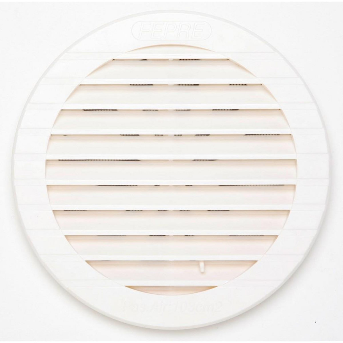 CENTRALE BRICO Grille d'aération abs naturel Diam.19 cm