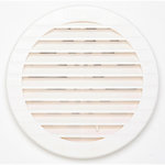 CENTRALE BRICO Grille d'aération abs naturel Diam.19 cm