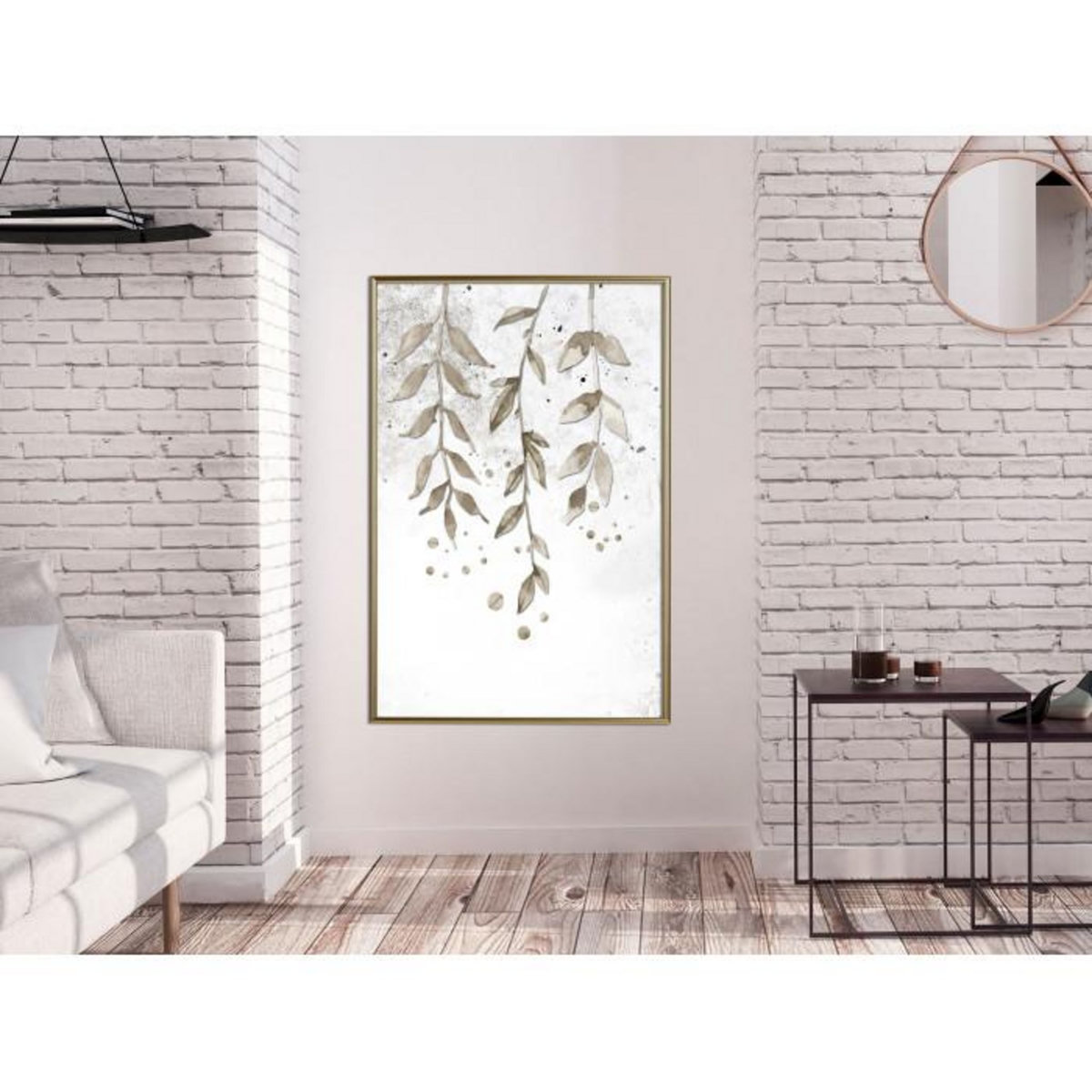 Paris Prix Affiche Murale Encadrée  Curtain of Leaves