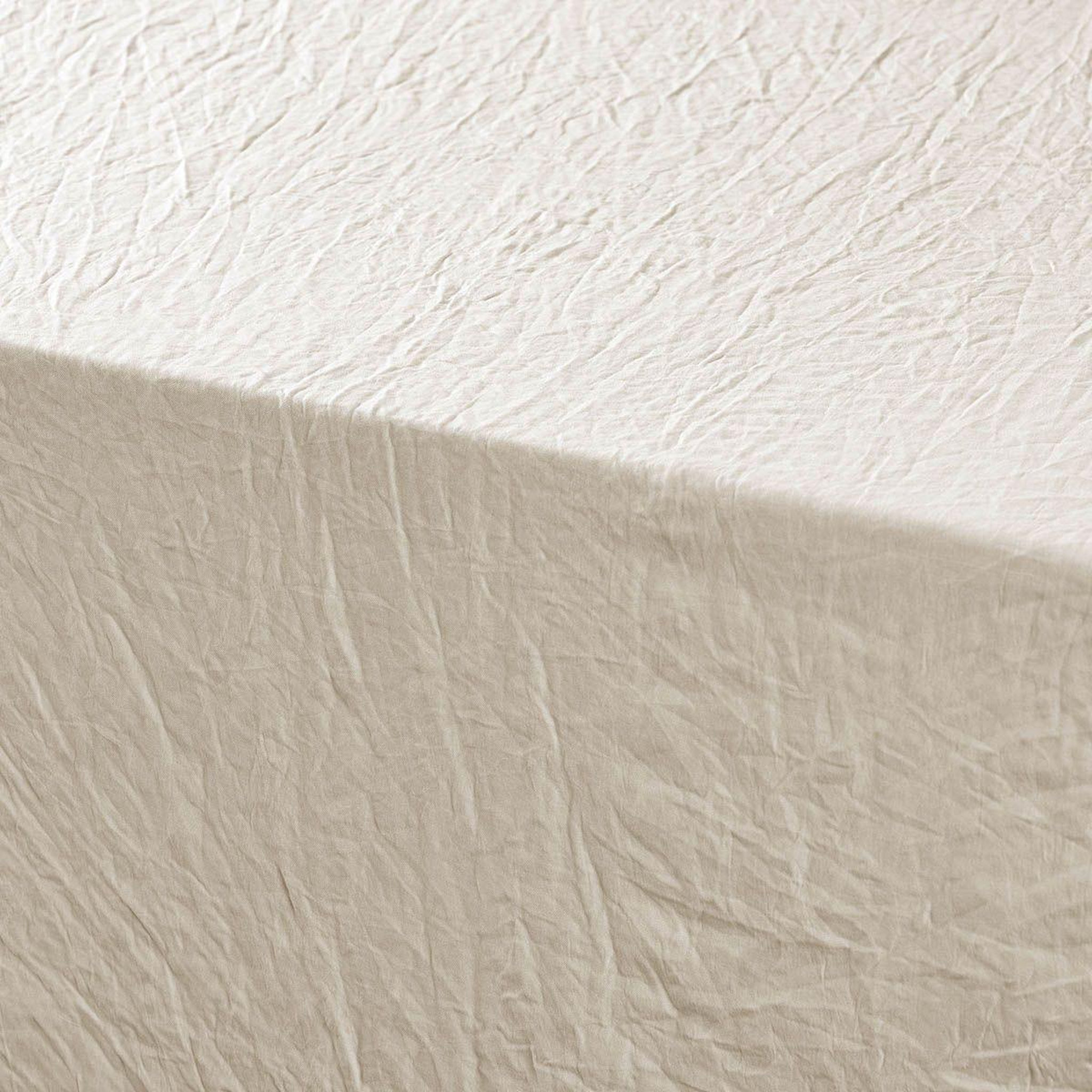 Voir la diapositive 2 : Douceur d'Intérieur Nappe microfibre  suzy  140x240cm naturel