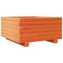 Voir la diapositive 2 : VIDAXL Jardiniere cire marron 50x50x26,5 cm bois de pin massif