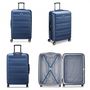 Voir la diapositive 3 : Delsey Grande valise rigide Air Armour TSA Polycarbonate 77cm