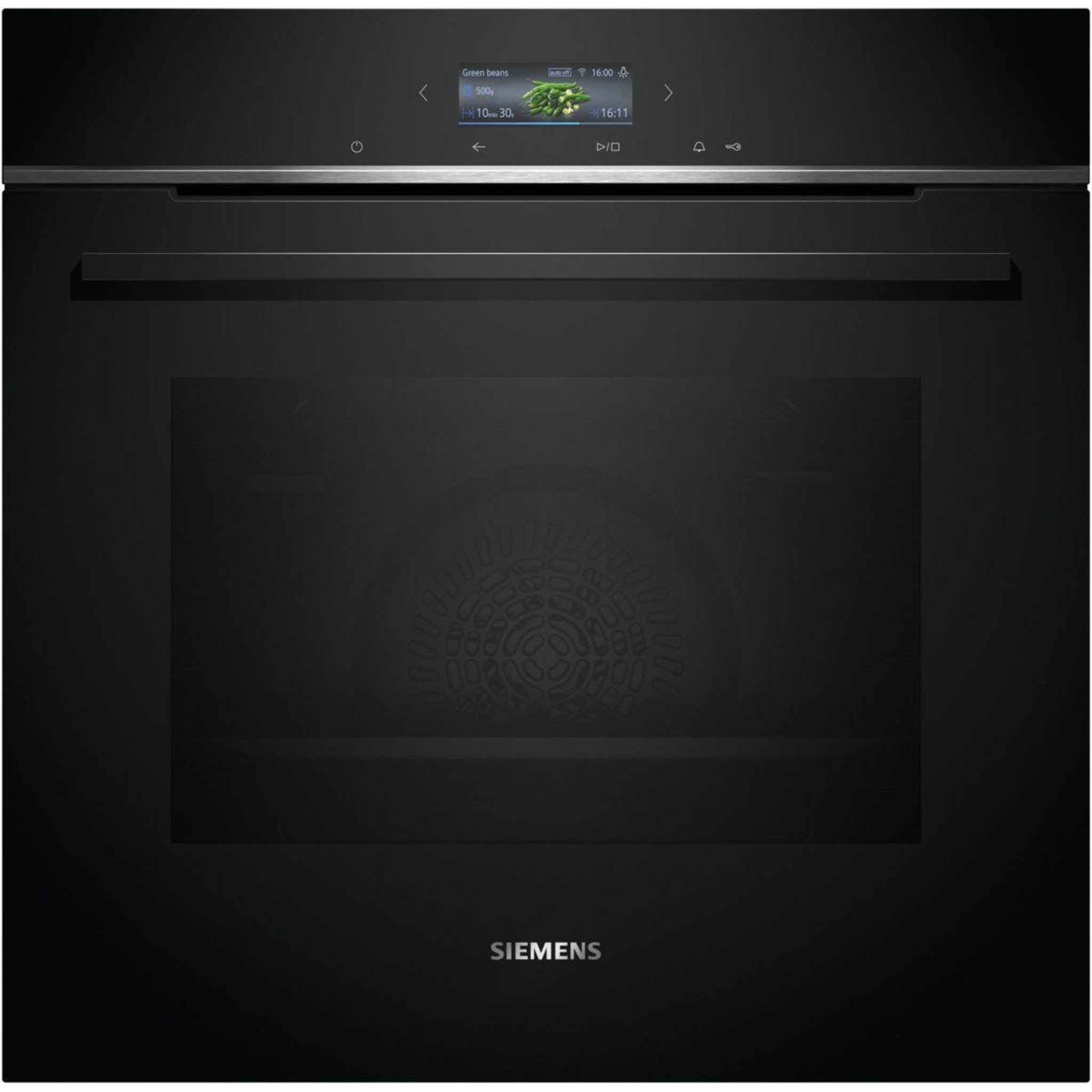Voir la diapositive 1 : Siemens Four encastrable HB772G2B1S - Pyrolyse - Chaleur pulsée - Porte froide - Écran tactile - iQ700 - Sonde de Cuisson