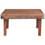 Voir la diapositive 2 : VIDAXL Table basse 60x45x23 cm bois d'acajou massif