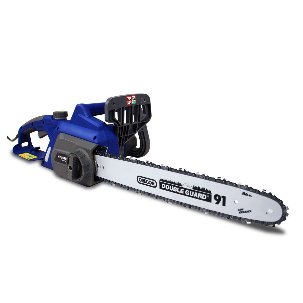 HYUNDAI Tronçonneuse électrique 2200 W 40.6 cm - Guide et chaîne Oregon