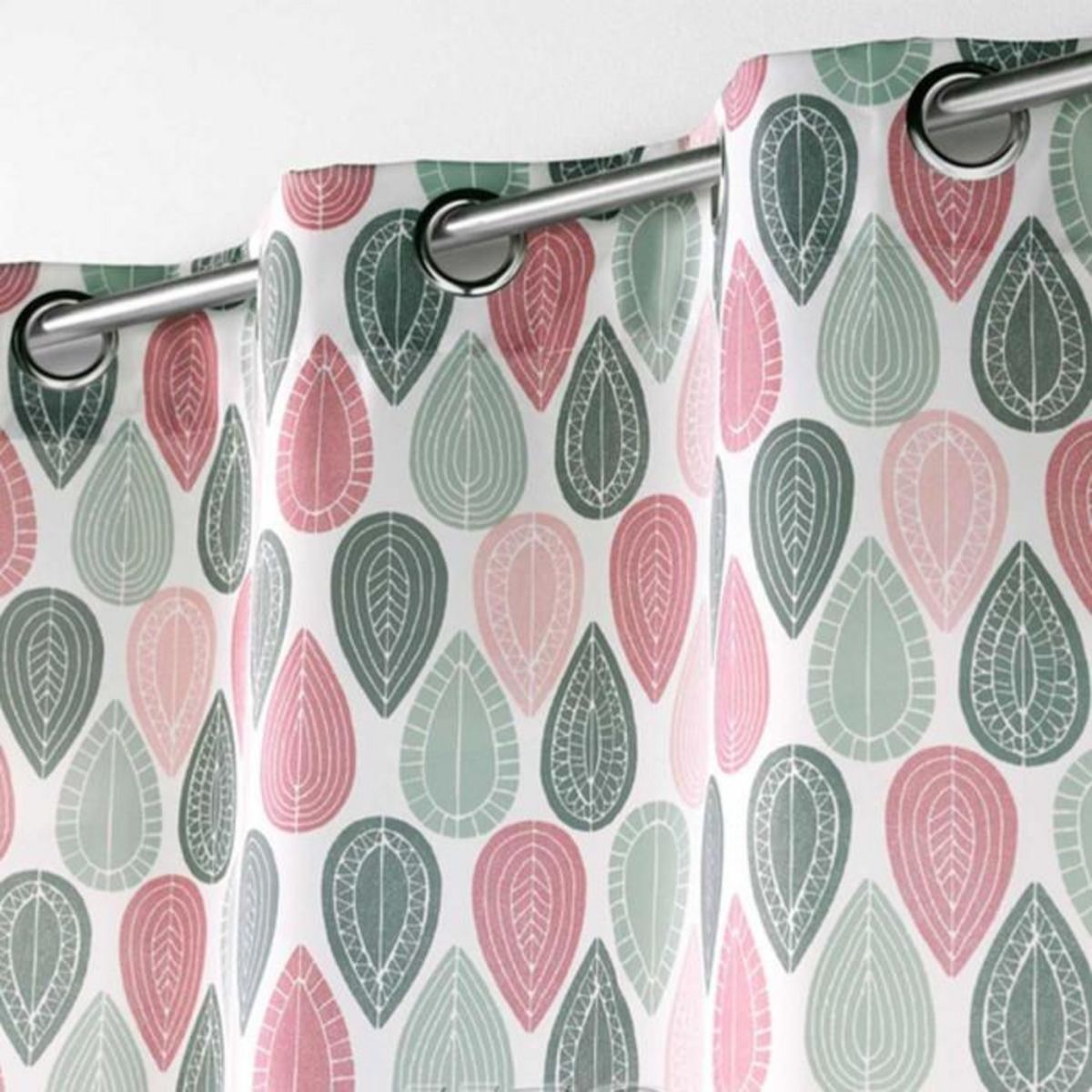 Paris Prix Rideau à Œillets Imprimé  Palpito  140x260cm Rose