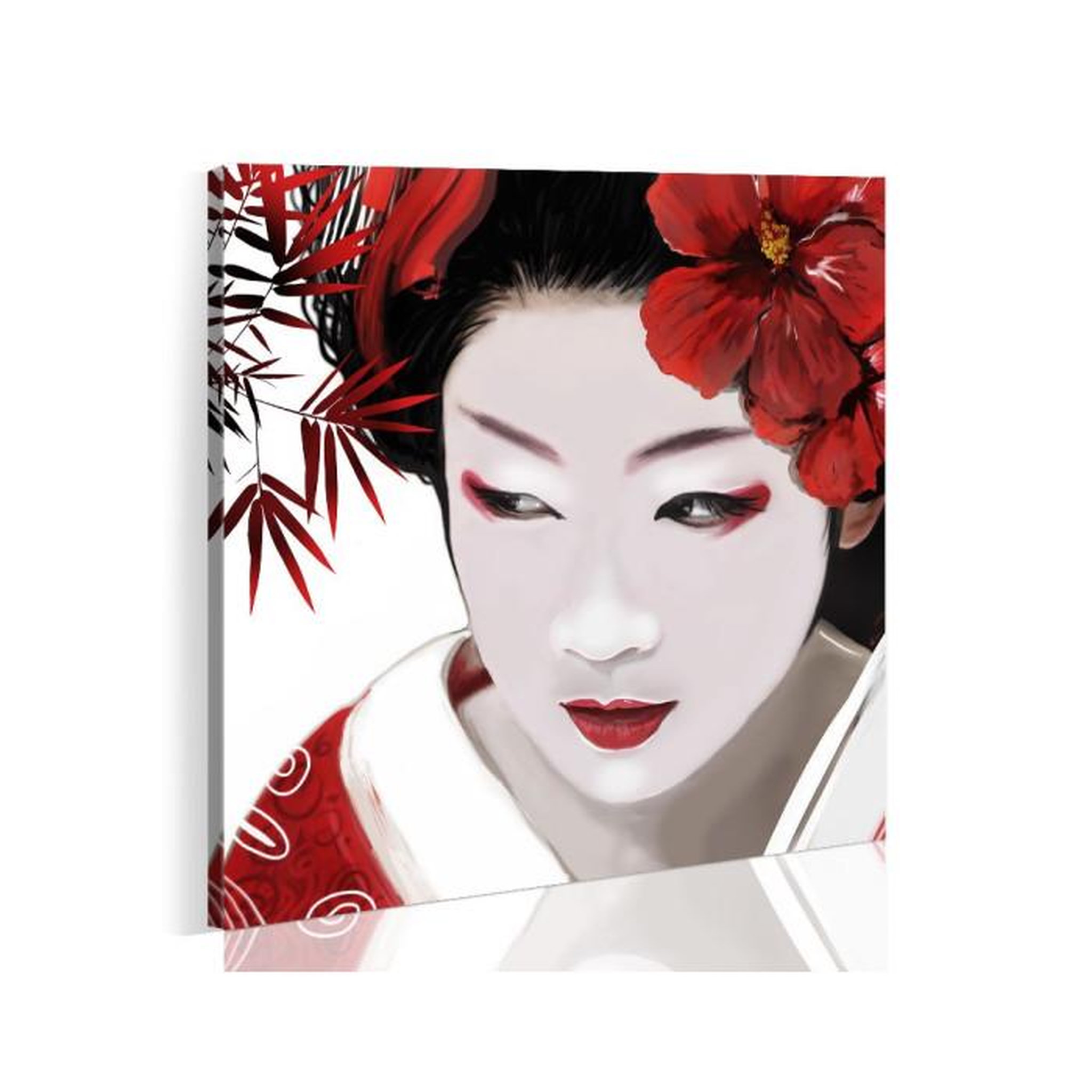 Paris Prix Tableau Imprimé  Geisha Japonaise. Coloris disponibles : Multicolore