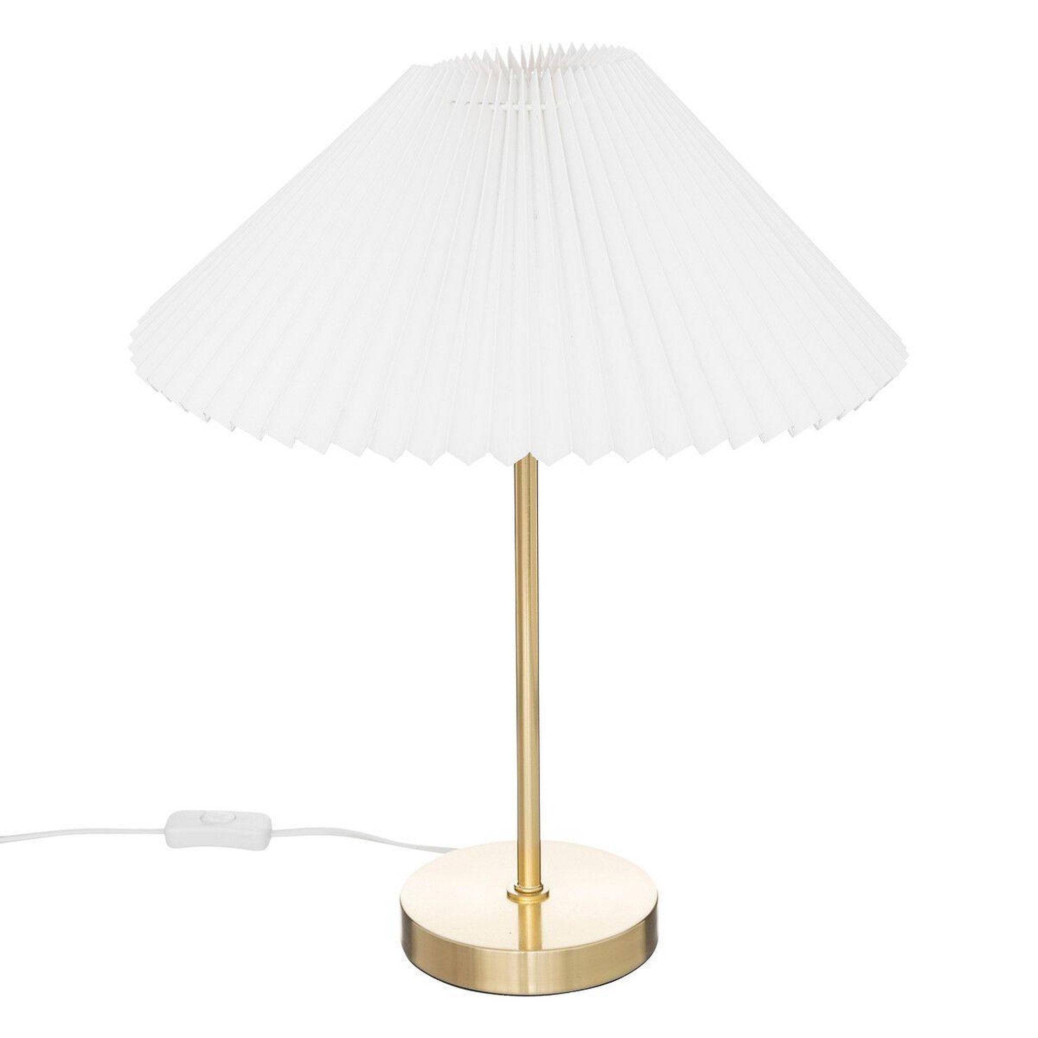 ATMOSPHERA Lampe à poser en métal  jiling  47cm blanc