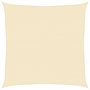 Voir la diapositive 2 : VIDAXL Voile d'ombrage 160 g/m^2 Creme 6x6 m PEHD