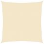 Voir la diapositive 2 : VIDAXL Voile d'ombrage 160 g/m^2 Creme 6x6 m PEHD