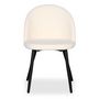 Voir la diapositive 4 : Paris Prix Lot de 4 Chaises Scandinaves  Bouclette  75cm Crème