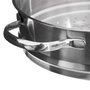 Voir la diapositive 2 : FIVE Panier Vapeur Inox  Cuisine  24cm Argent