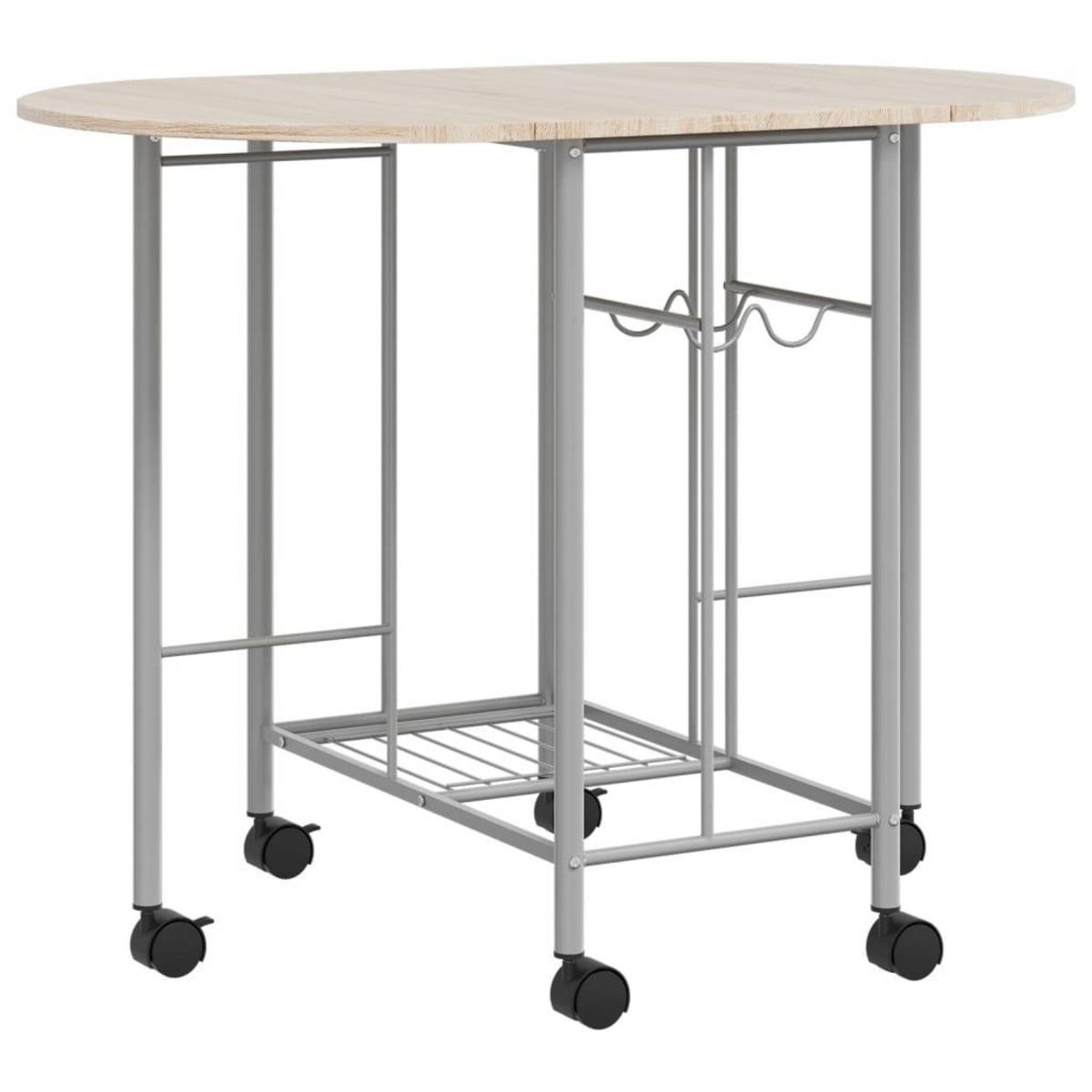 VIDAXL Ensemble de salle a manger pliable 5 pieces MDF