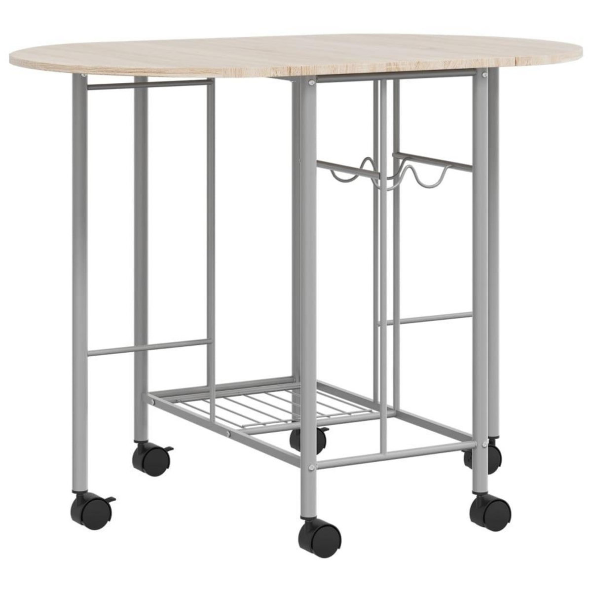 VIDAXL Ensemble de salle a manger pliable 5 pieces MDF