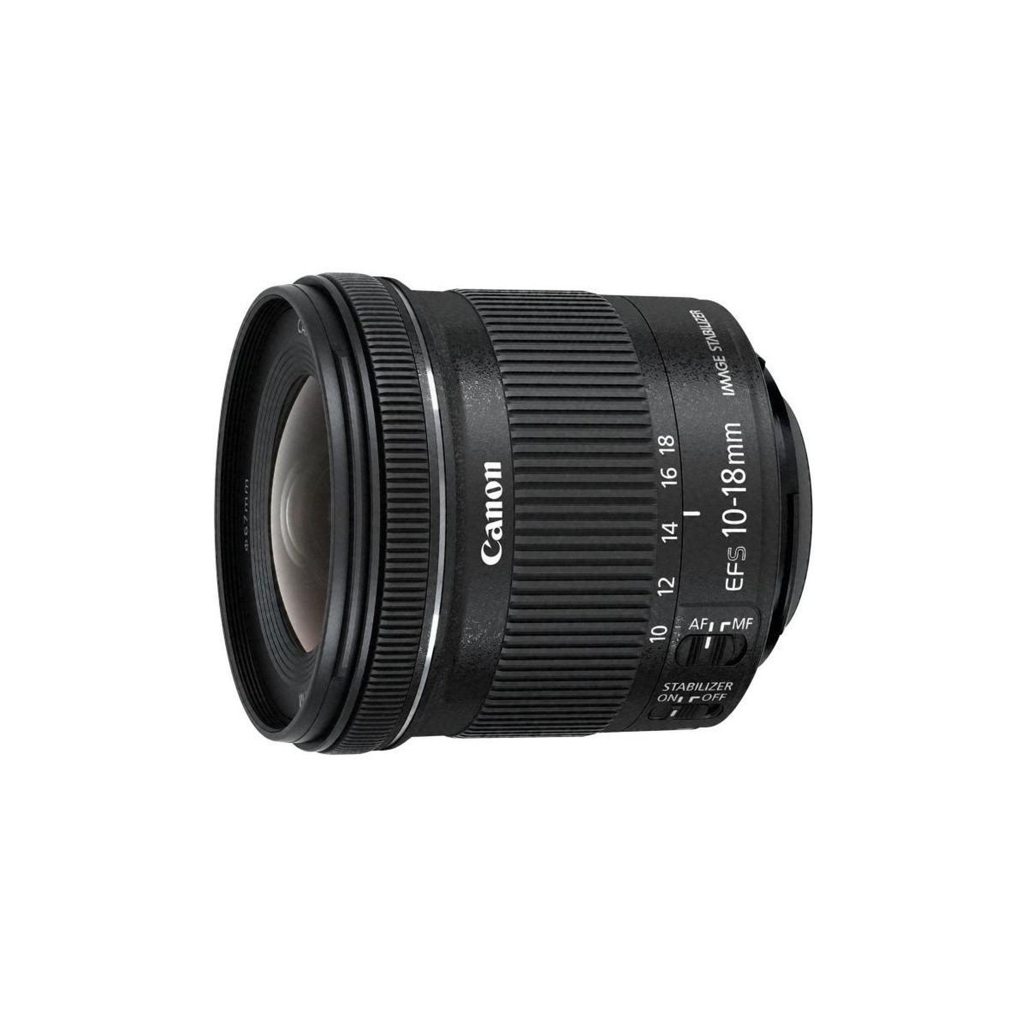 Voir la diapositive 3 : Canon Canon ef-s 10-18mm f/4.5-5.6 is stm + ew-73c + lens cloth slr objectif ultra large noir