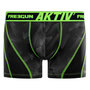 Voir la diapositive 4 : FREEGUN Lot de 4 Boxers homme Aktiv Sport surpiqûres colorées