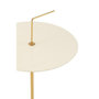 Voir la diapositive 2 : Paris Prix Table d'Appoint Design en Métal  Disque  68cm Blanc