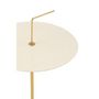Voir la diapositive 2 : Paris Prix Table d'Appoint Design en Métal  Disque  68cm Blanc