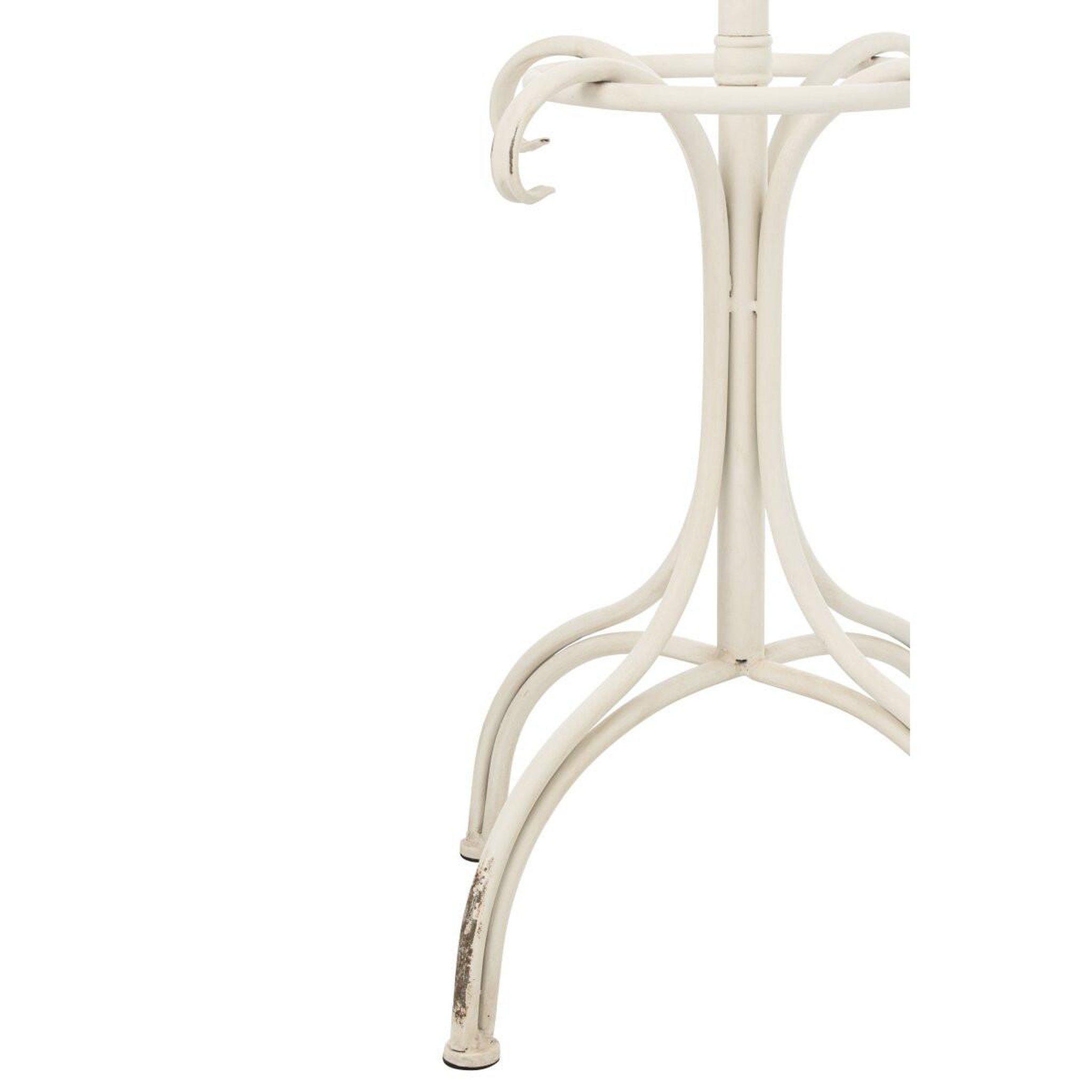 Voir la diapositive 3 : J-LINE Porte-manteau en métal  rune  199cm blanc