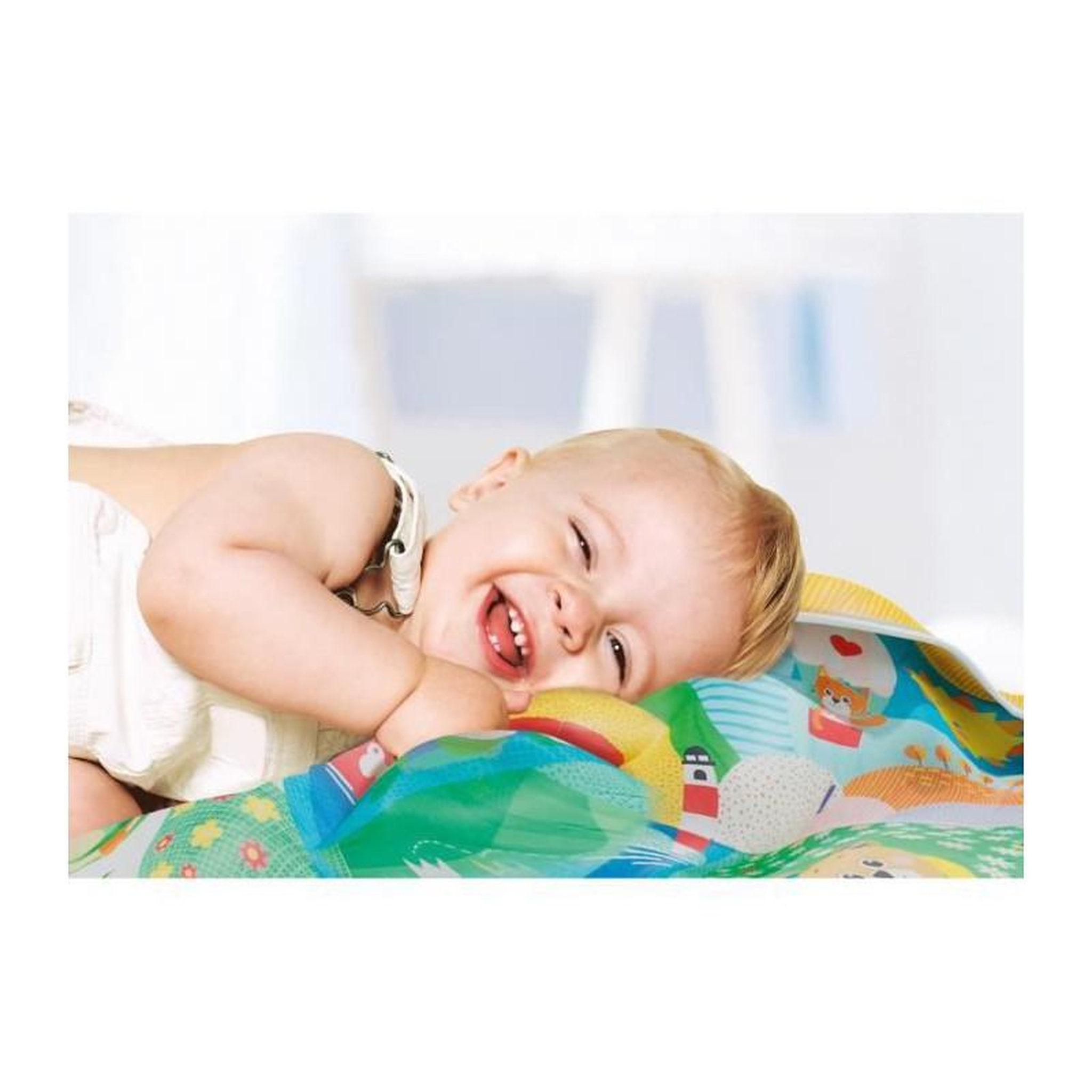 Voir la diapositive 4 : CLEMENTONI Tapis Matelassé (135x90cm) - Tapis d'Eveil - Tapis Baby Friends - Clementoni - Des la Naissance