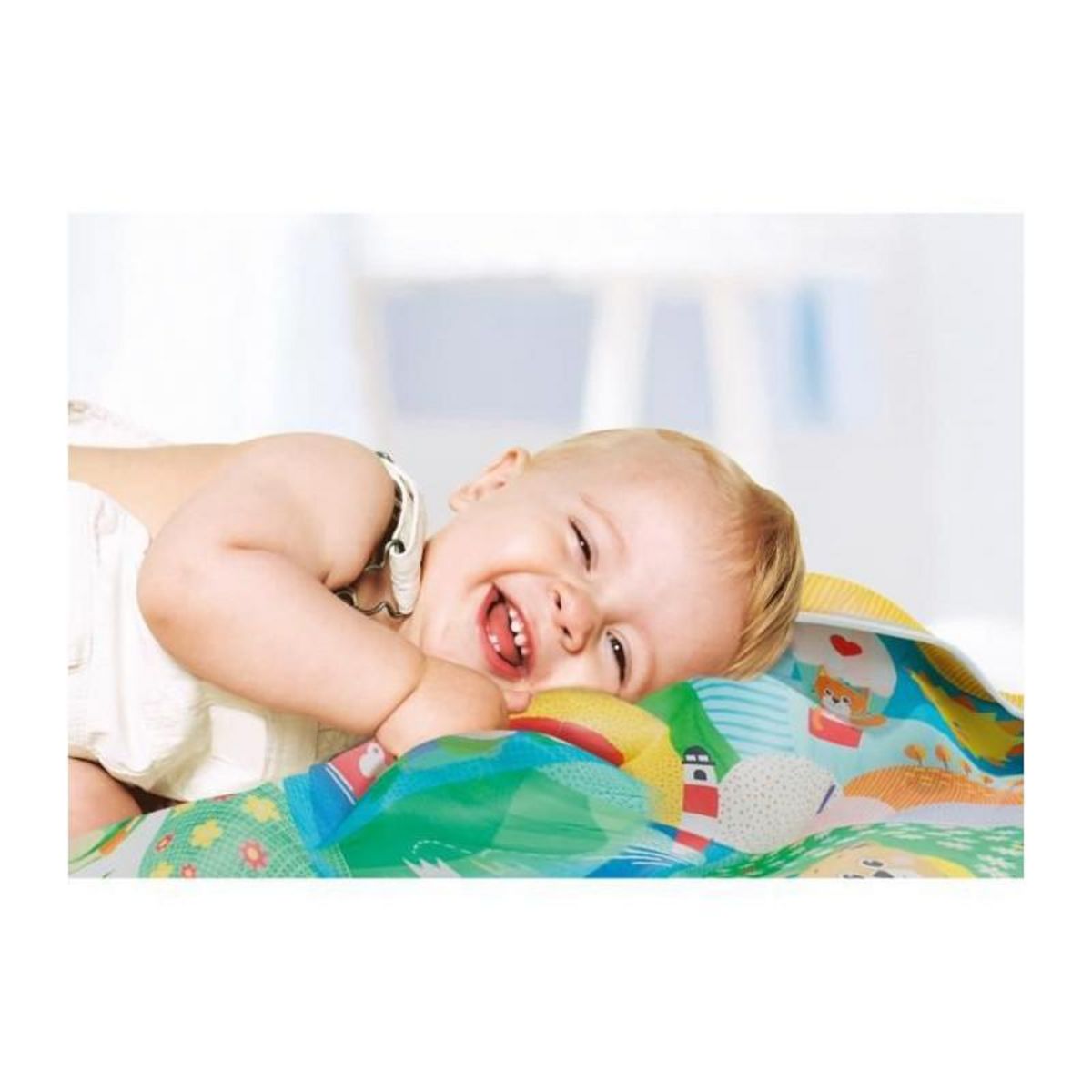 CLEMENTONI Tapis Matelassé (135x90cm) - Tapis d'Eveil - Tapis Baby Friends - Clementoni - Des la Naissance