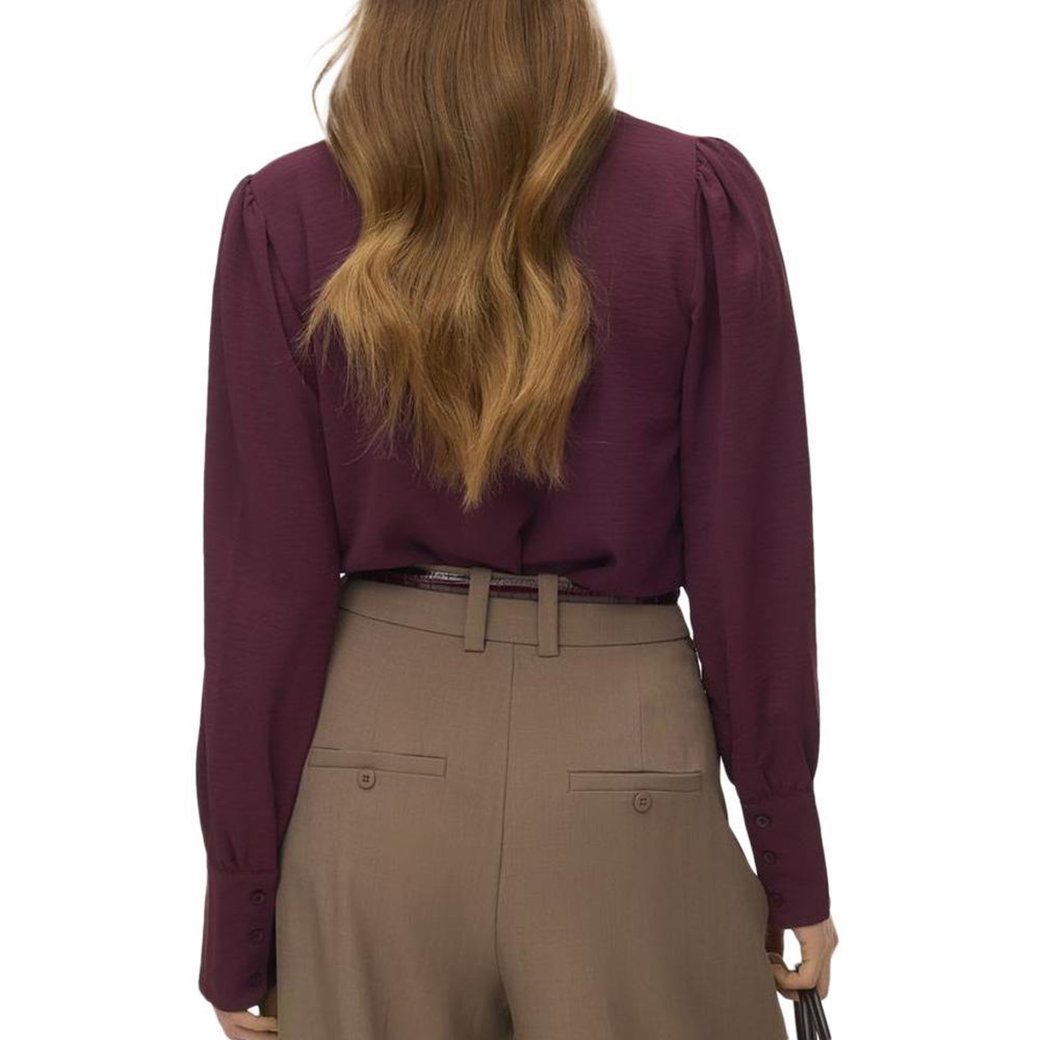 Voir la diapositive 2 : Vero Moda Blouse Violette Femme Vero Moda Mesme