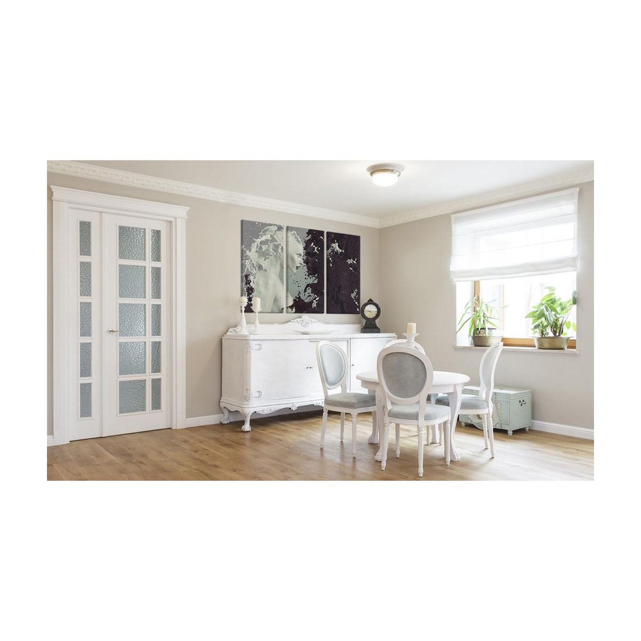 Voir la diapositive 2 : Paris Prix Tableau Imprimé  Black Or White? 5 Pieces