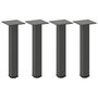 Voir la diapositive 2 : VIDAXL Pieds de table basse 4 pcs anthracite 30-32 cm acier