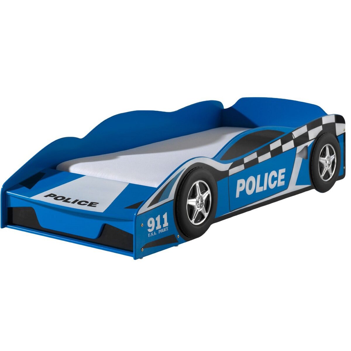 Lit enfant voiture de POLICE 70 x 140 cm