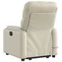 Voir la diapositive 5 : VIDAXL Fauteuil inclinable de massage electrique creme similicuir