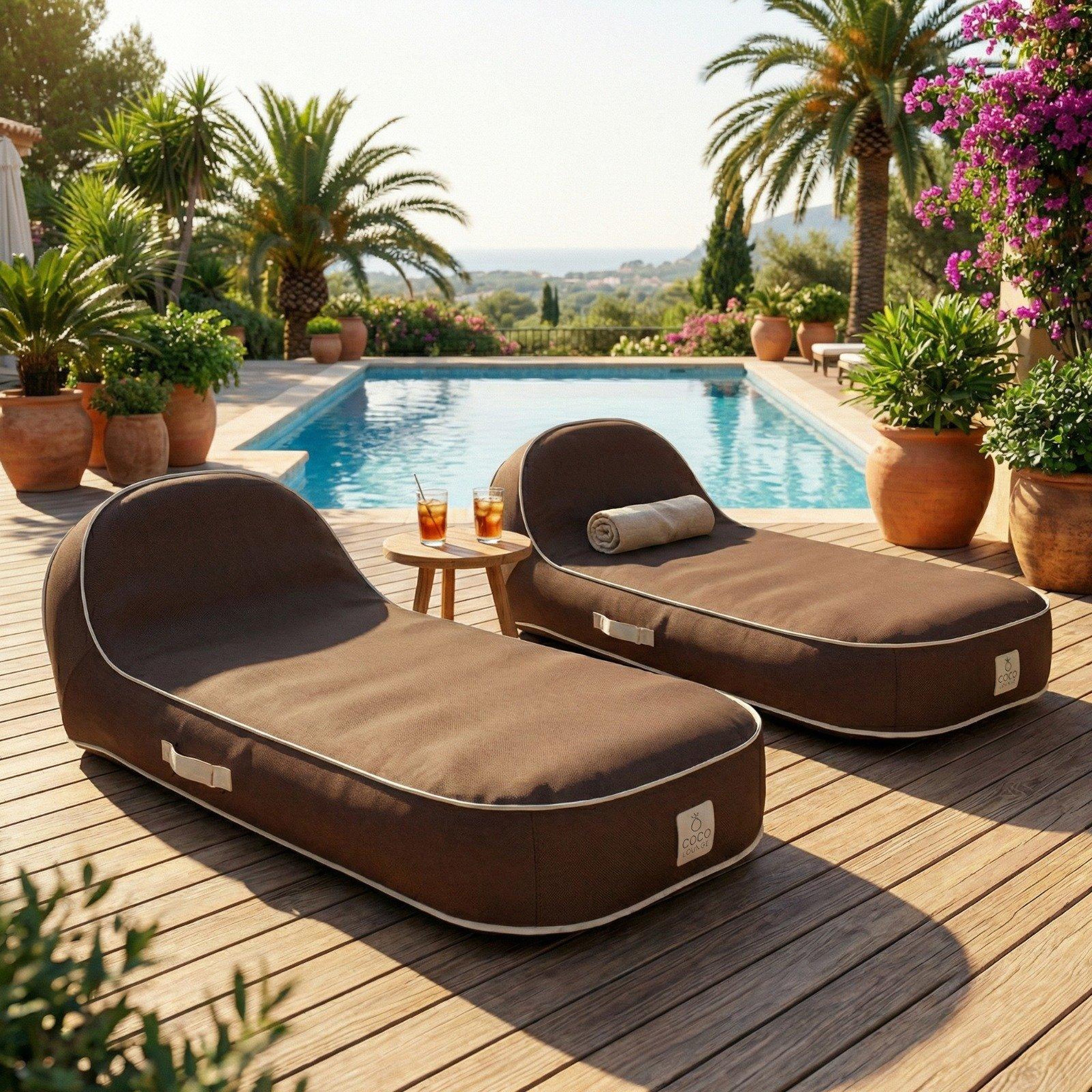 Voir la diapositive 3 : COCO LOUNGE Coco Lounge Transat gonflable PALMA - Plusieurs coloris disponibles