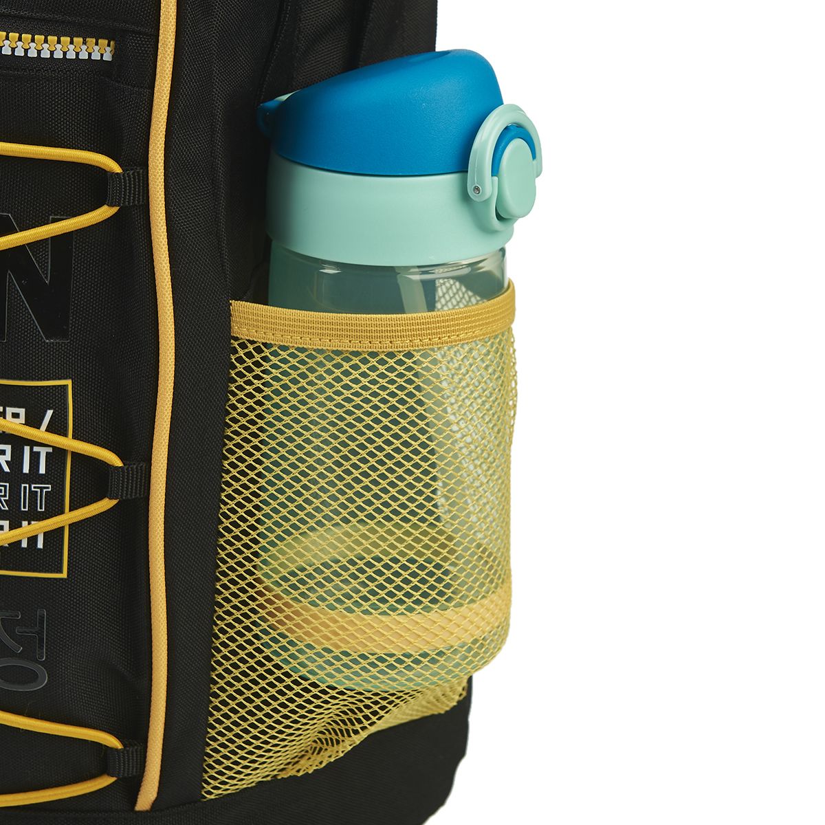 AUCHAN Sac à dos 2 compartiments noir YOUNG'S ATTITUDE