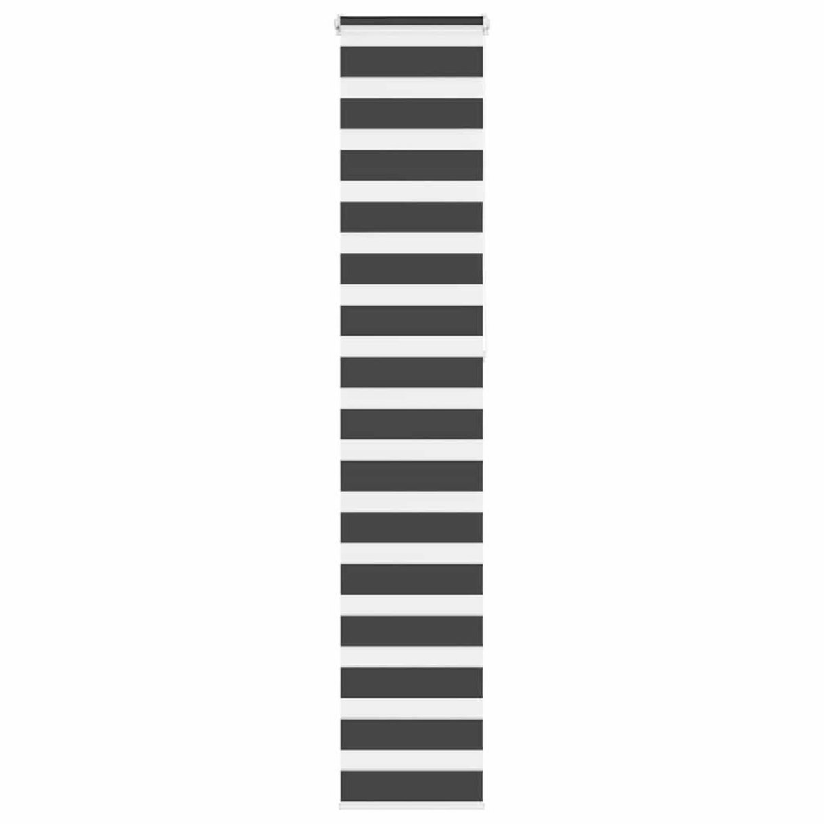 VIDAXL Store zebre noir 45x230 cm largeur du tissu 40,9 cm polyester