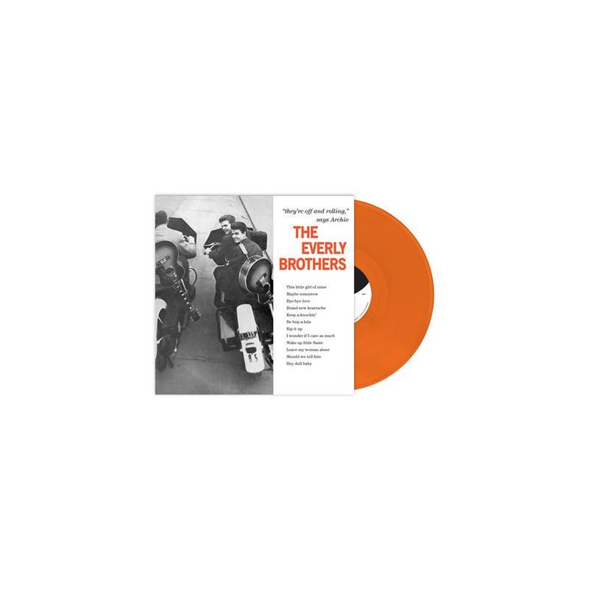 Vinyle the everly brothers orange crush