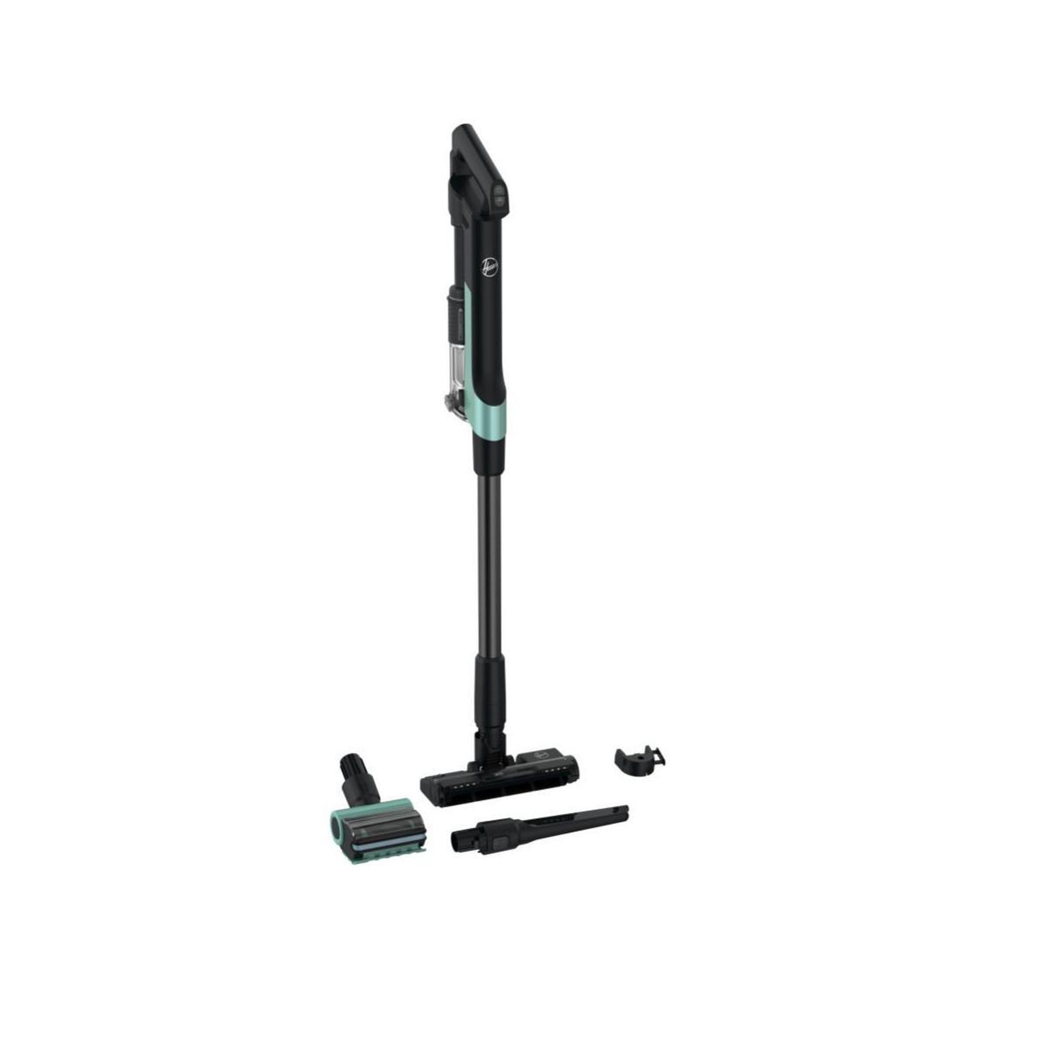 Voir la diapositive 3 : HOOVER Aspirateur Balai sans Fil - HOOVER HF201P - 165 W - Autonomie : 40 min - 1 L - 3 niveaux de puissance