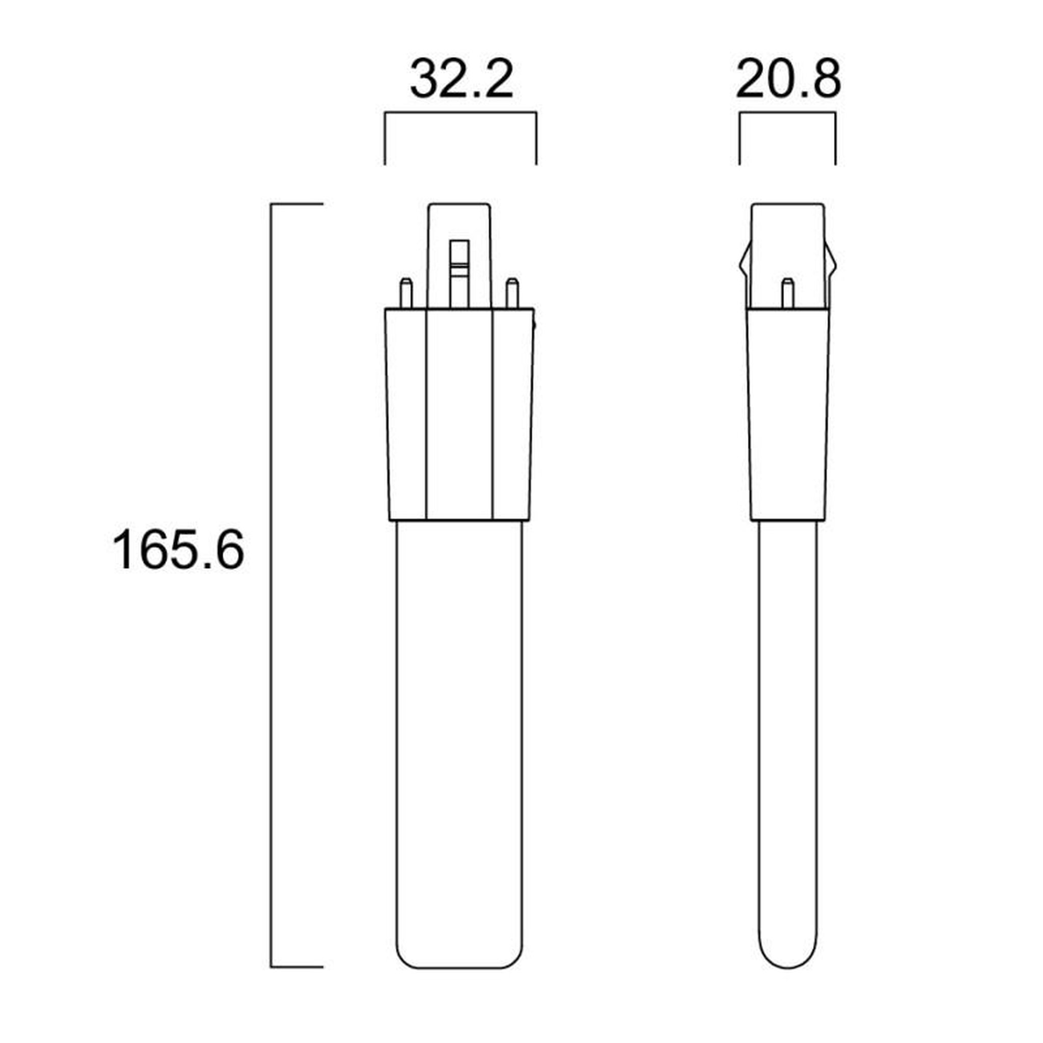 Voir la diapositive 2 : SLI SYLVANIA SAS Lampe LED 4,5W TOLEDO Lynx S 500lm G23 840 SYLVANIA 30220