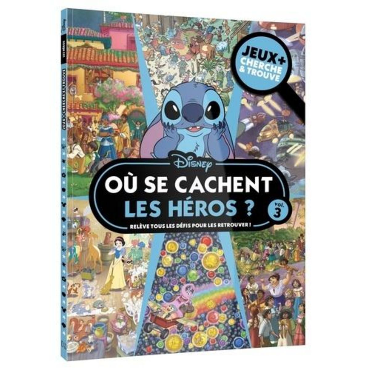 OU SE CACHENT LES HEROS ? JEUX + CHERCHE & TROUVE, Hachette Jeunesse