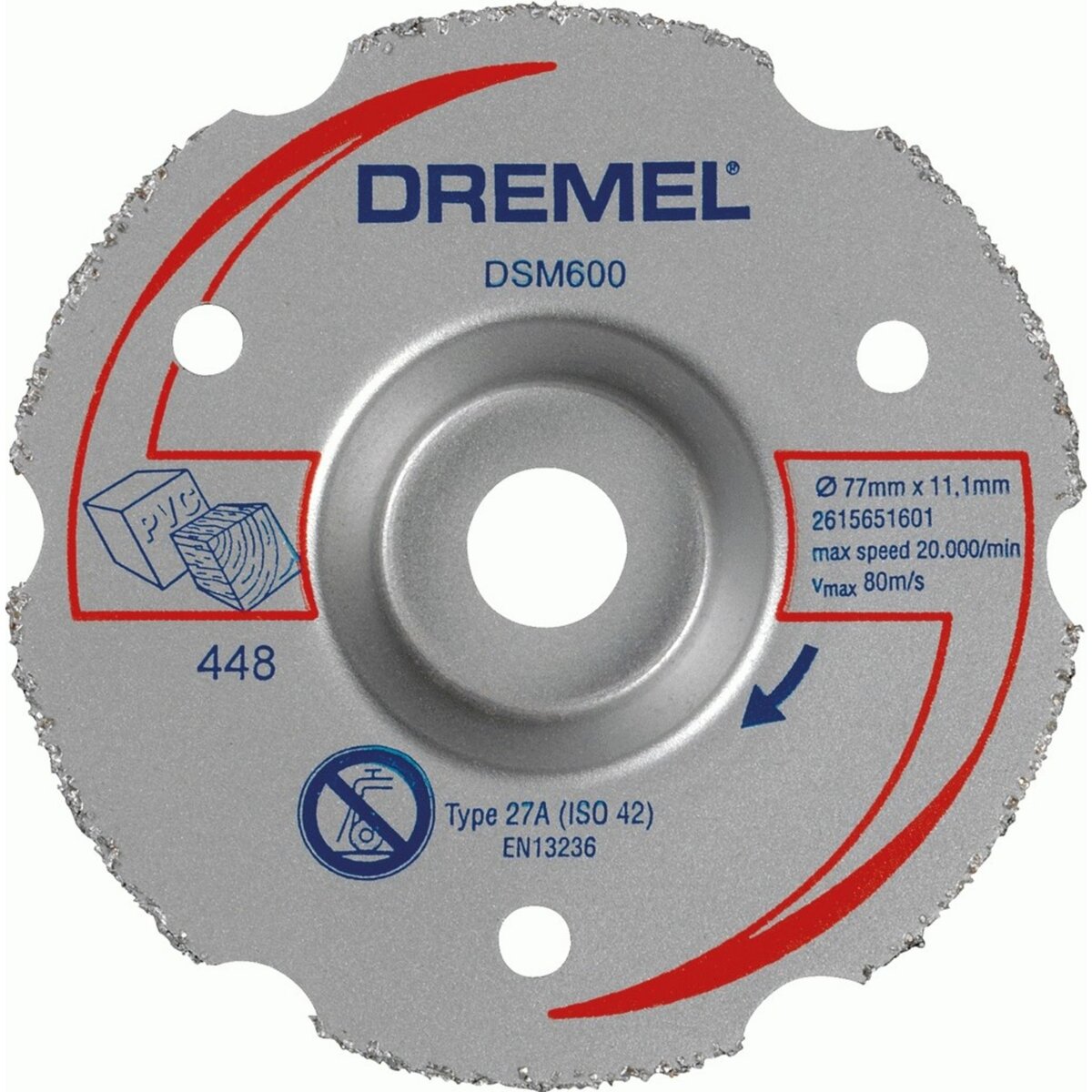Dremel Disque à tronçonner multi-usage Dremel S600 - spécial découpe à ras  pour DREMEL DSM20 pas cher 