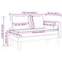 Voir la diapositive 6 : VIDAXL Chaise longue avec coussins bleu velours