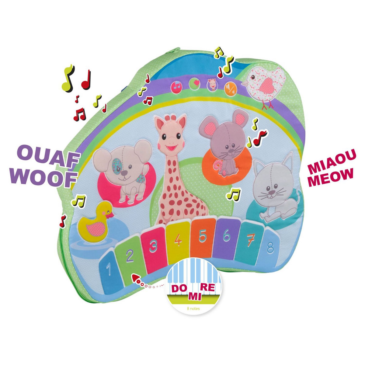 VULLI Tableau d'éveil interactif Sophie la girafe