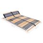 Voir la diapositive 6 : VIDAXL Sommier a lattes sans matelas avec 42 lattes 7 zones 100x200 cm