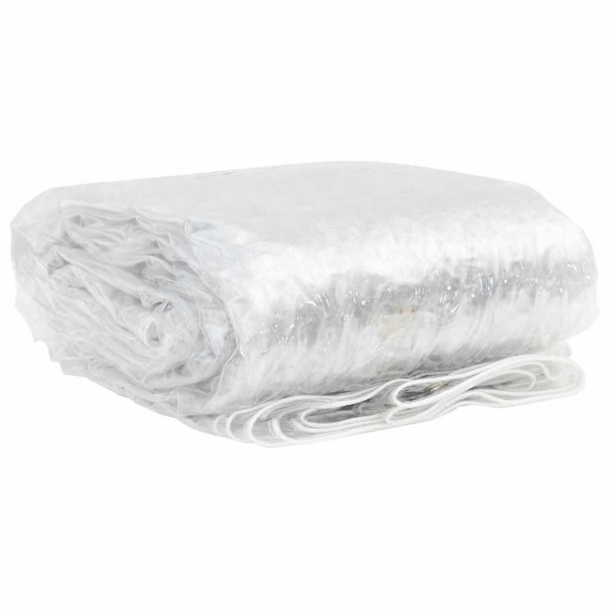 VIDAXL Bache transparente avec œillets 4x12 m PVC