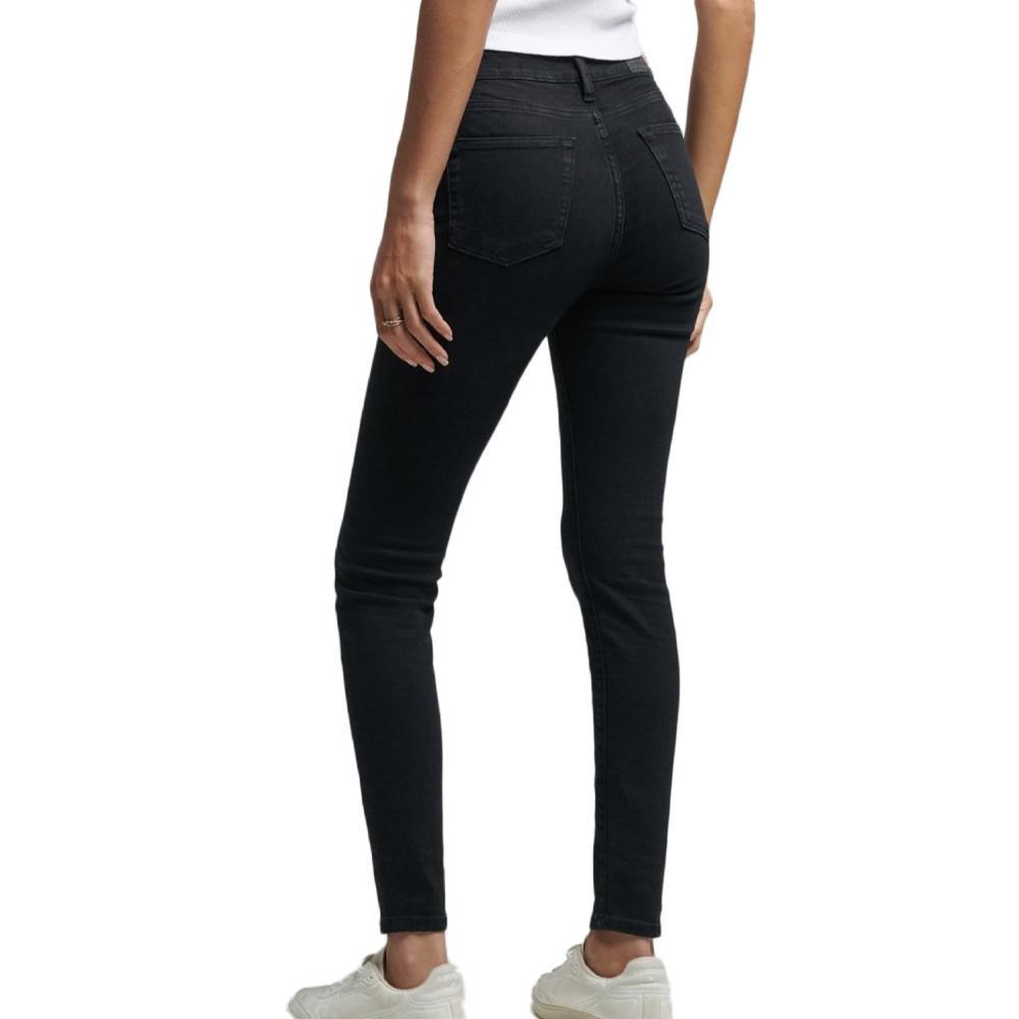 Voir la diapositive 2 : SUPERDRY Jean Skinny  Femme Superdry Vintage High Rise