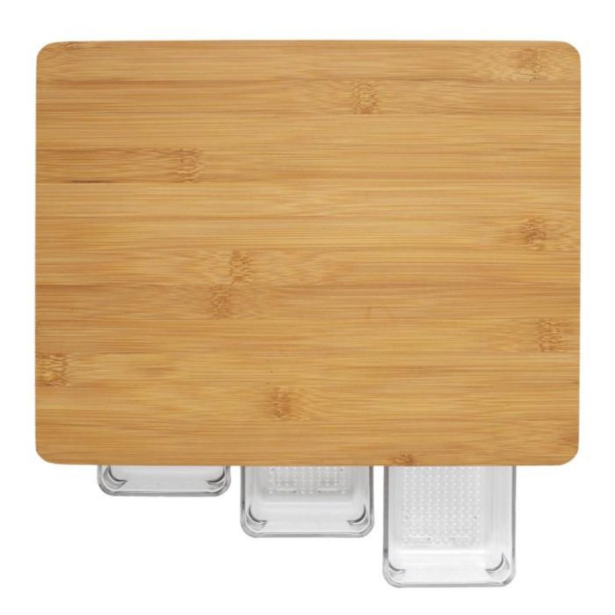 Paris Prix Planche à Découper  3 Tiroirs  32cm Transparent