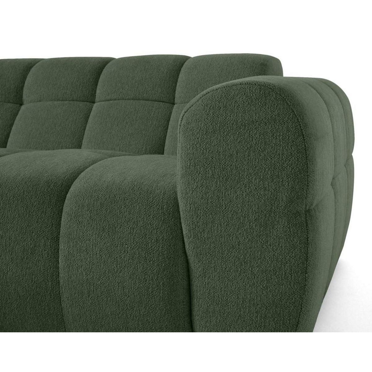 LISA DESIGN Ray - canapé d'angle gauche - 4 places - en tissu texturé