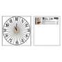 Paris Prix Horloge Murale Design  Filaire  50cm Noir