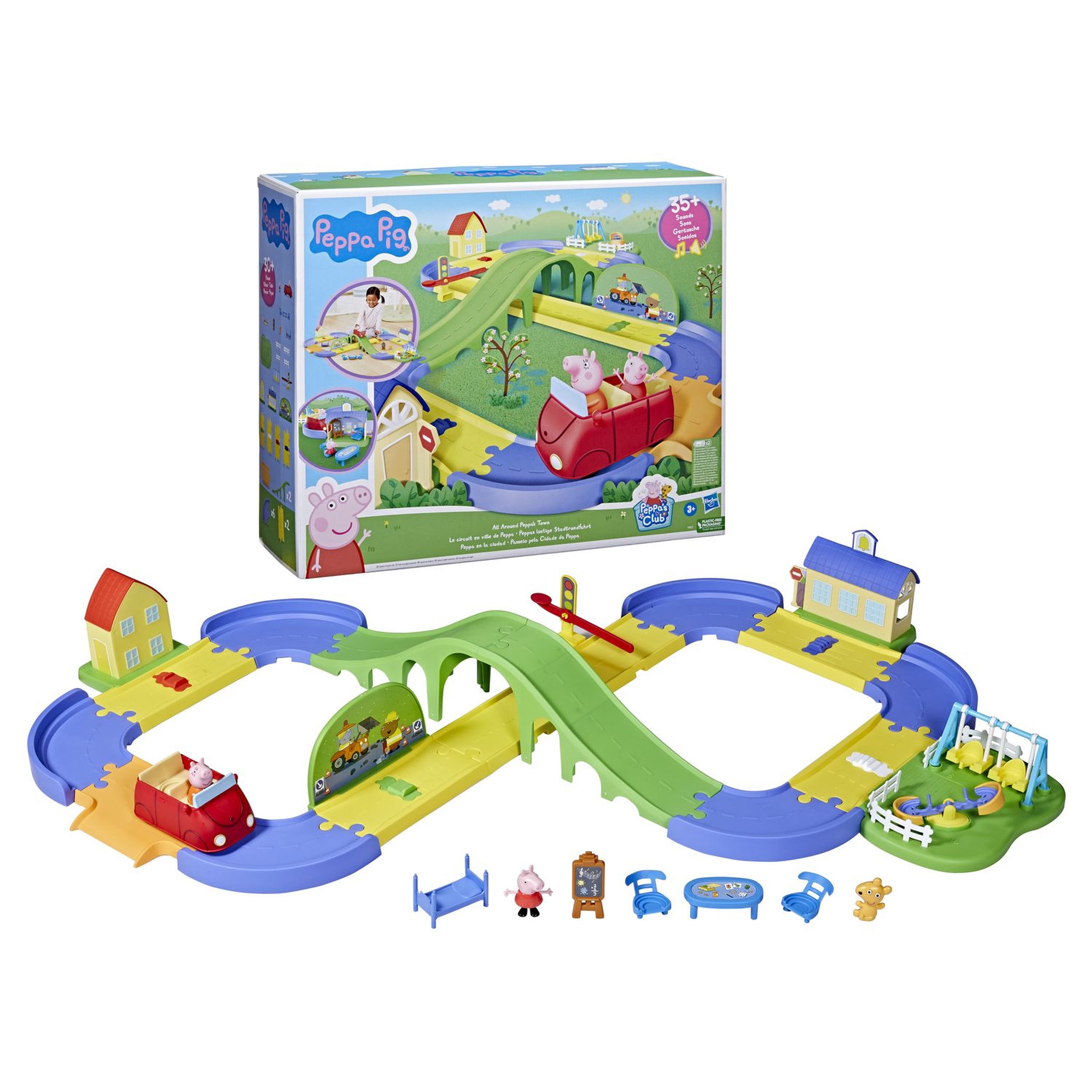 Voir la diapositive 2 : HASBRO Peppa Le circuit en ville 