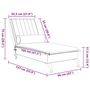 Voir la diapositive 6 : VIDAXL Chaise longue de massage avec traversin gris fonce velours
