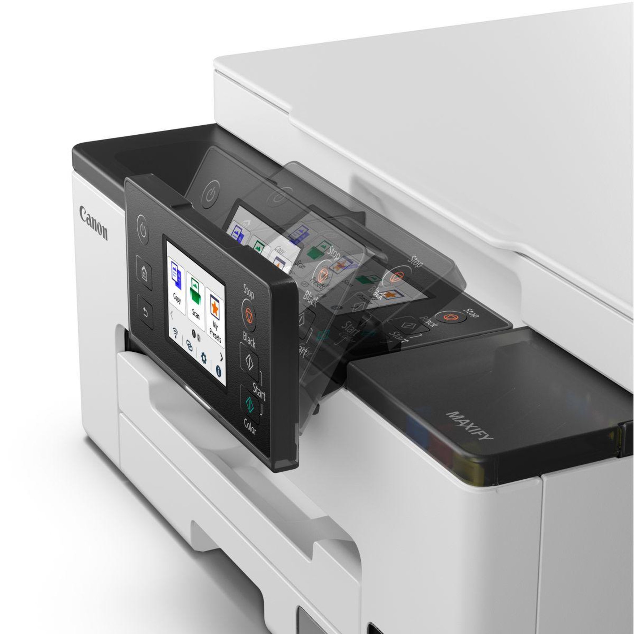 Voir la diapositive 5 : Canon Imprimante jet d'encre Megatank Maxify GX1050