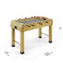Voir la diapositive 3 : PLAY4FUN Baby-foot Teenager, Table de Baby pour Adolescents, 122 x 61 x 81 cm - Beige et Noir
